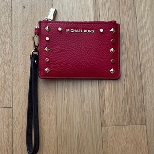 Red Michael Kors Wallet